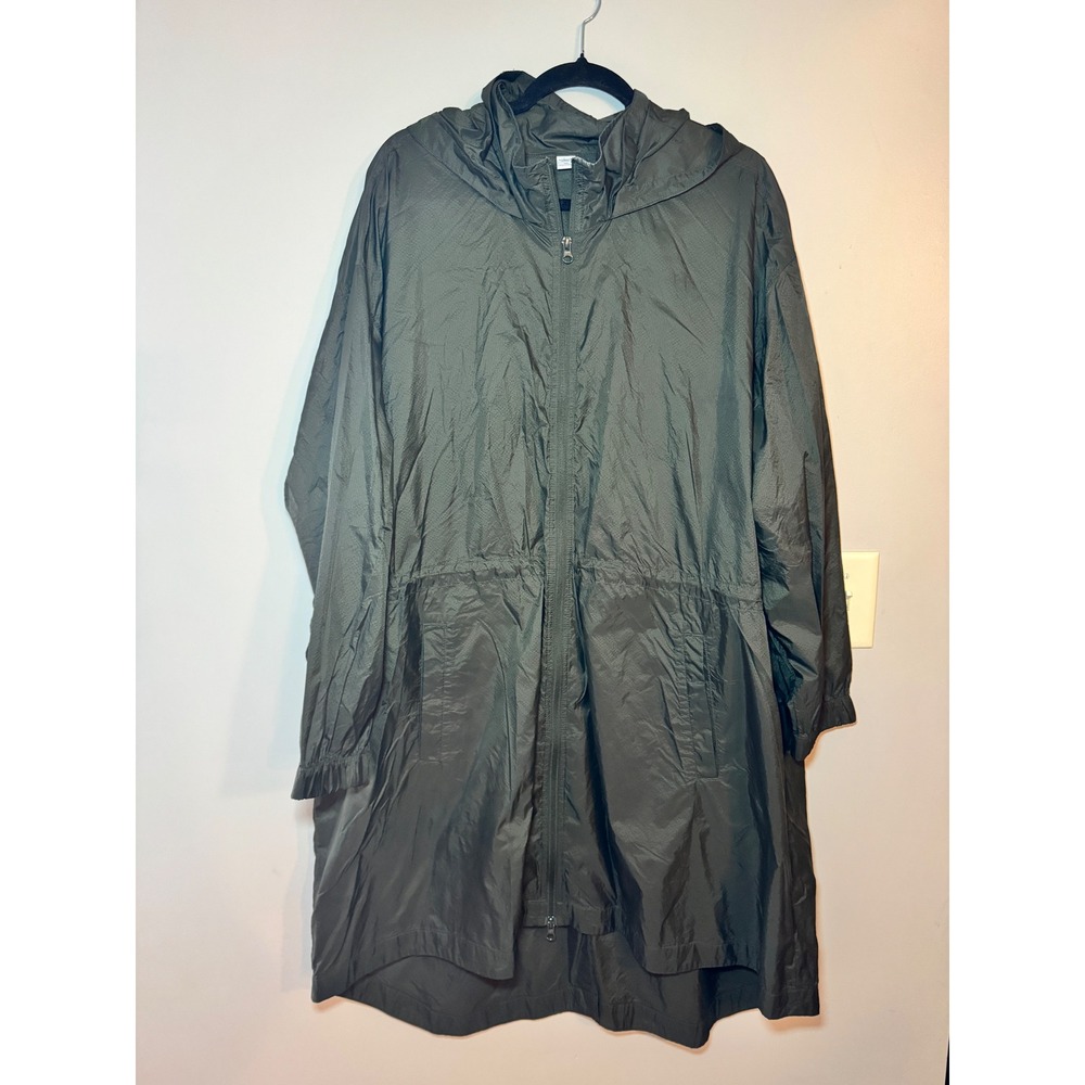 Old Navy Active Womens XXL Hooded Rain Parka Windbreaker Jacket
